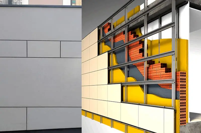 alt foto de Revestimiento con Fachada Ventilada girohabitat